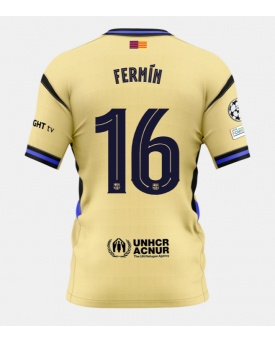 Billige Fotballdrakt Barcelona Fermin Lopez #16 Replika Bortedrakt 2025-26 Kortermet Billige Fotballdrakt Barcelona Fermin Lopez #16 Replika Bortedrakt 2025-26 Kortermet